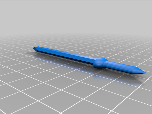 basic sword template champws 3D print model - Mito3D