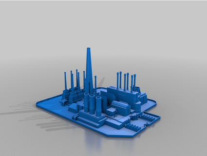 willy Wonkas Schokolade Fabrik Delta Gamma 3d print model - Mito3D