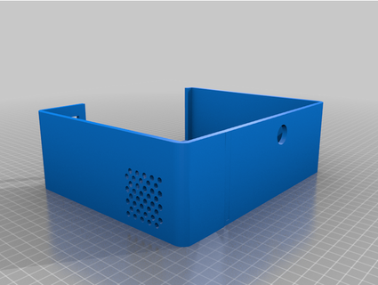 mini itx caso funda modificado suministro abejas clicker 3d print model - Mito3D