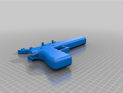 Gummi Band Gewehr Remix lessch printing 3d print model - Mito3D