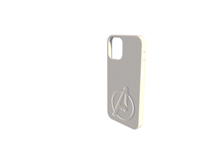 iphone 12 mini Yenilmezler logo kilitlenme günlükleri 3d print model - Mito3D