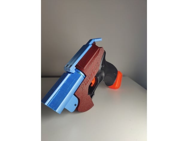 nerf platypus shell fed rival kit redcowl 3D print model - Mito3D