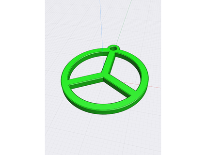 peace sign bojmurdock 3d print model - Mito3D