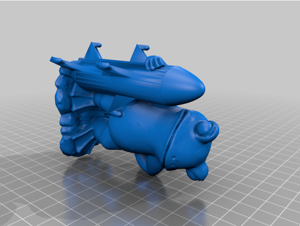 missile toad really toad like kissing makerkjs  3d print model - Mito3D