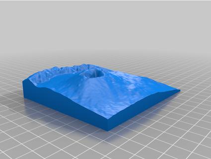 binmek Vesuvius coğrafi arazi Gerekli vahşi 3d print model - Mito3D