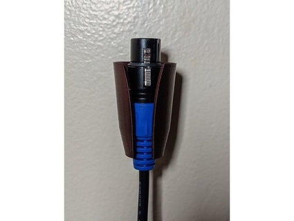 onewheel xlr charging plug wall holder surfdb 3d print model - Mito3D