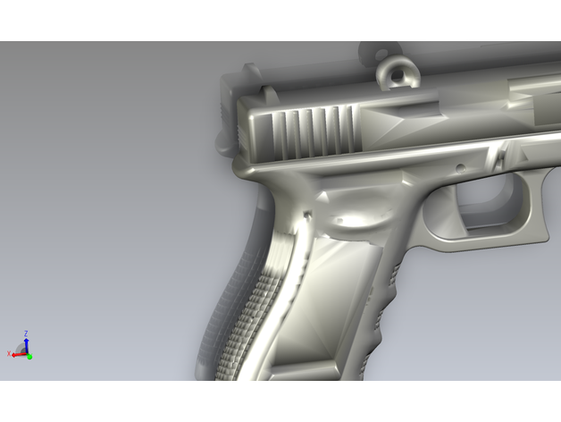 glock enfeite reclaimed3d 3D print model - Mito3D