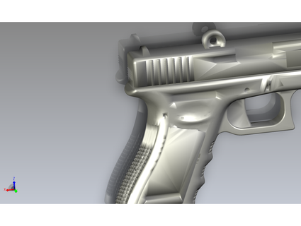 glock enfeite reclaimed3d 3d print model - Mito3D