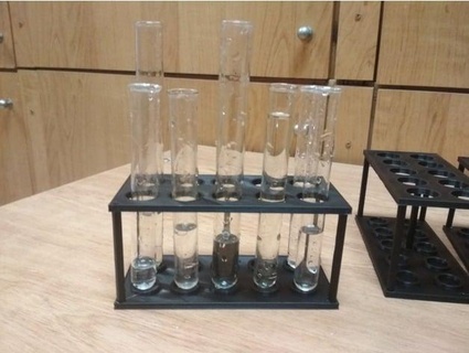 chemistry tube rack griba 3d print model - Mito3D
