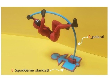 squid game guard pole vault sogoong 3d print model - Mito3D