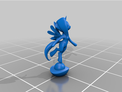 little pony alicorn trophy hopesparkle3d 3d print model - Mito3D