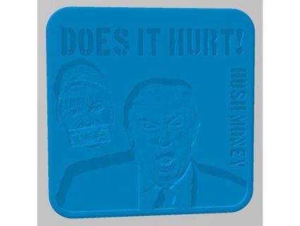 hush money hitch cover charlie tuna 3d print model - Mito3D