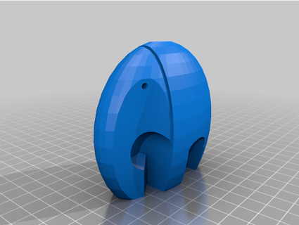 resumen elefante 3d apoyo desmezclar 3d print model - Mito3D