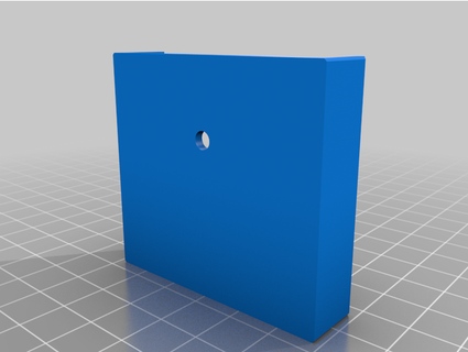 tiny remote wall mount trying 3d print model - Mito3D