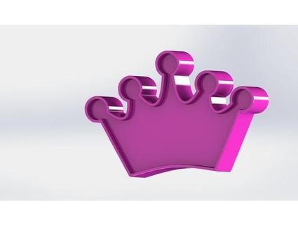 pink led crown lighting ybonacin 3d print model - Mito3D