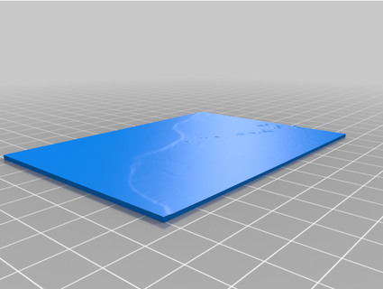 atlantique océan bathymétrie drhughlet 3d print model - Mito3D