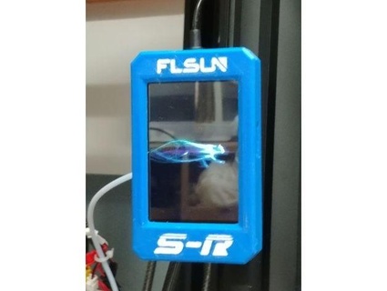 flsun sr lcd display case microsd access - boitier cran avec acc maspat 3d print model - Mito3D