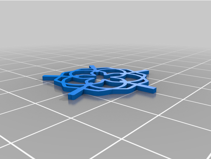 dure vayiah rose étincelle 3d print model - Mito3D