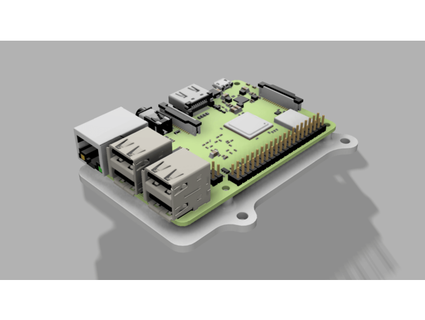 raspberry pi wall mount base lennert de geeter 3d print model - Mito3D