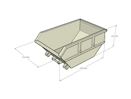 tt Müll Container Vize 3d print model - Mito3D