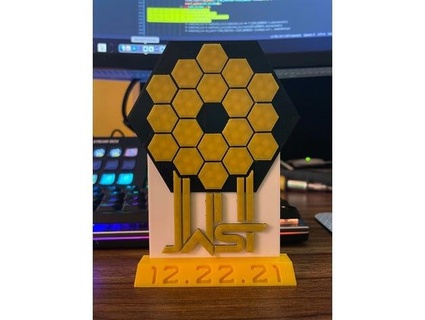 james webb space telescope jwst launch display therealmacjeezy 3d print model - Mito3D