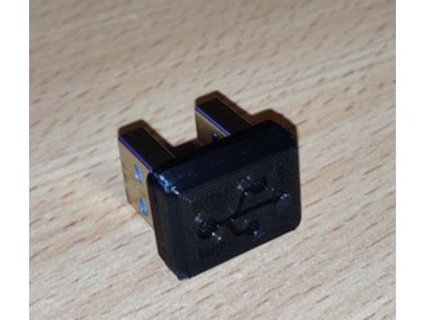 USB type connecteur pont envelopper framboise pi jamiebrindle 3d print model - Mito3D