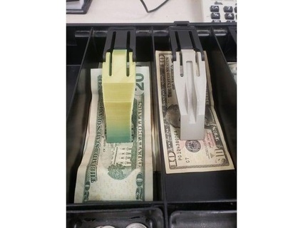 register money clip claytja 3d print model - Mito3D