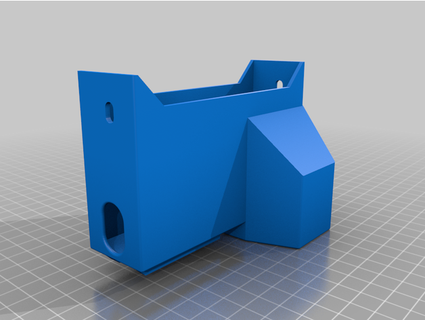 ender 3 pro meanwell psu low-profile rear mount qwertymodo 3d print model - Mito3D