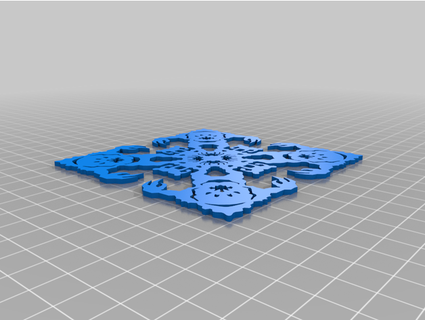 rancor snowflake remix fwoom 3d print model - Mito3D