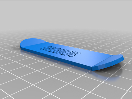 finger snow board sokol737 3d print model - Mito3D