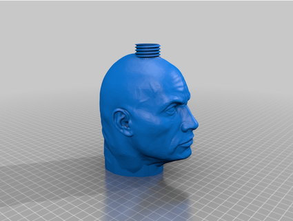 dwayne soap johnson ursschu 3d print model - Mito3D