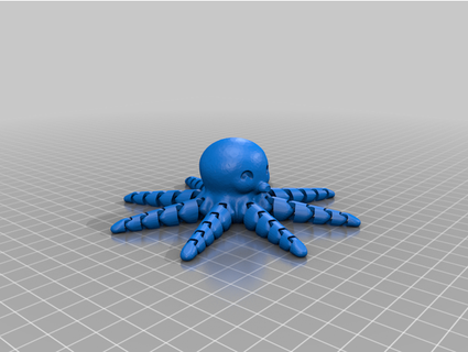 cute octopus hambino21 3d print model - Mito3D
