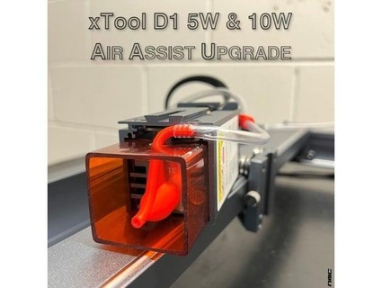 xtool d1 air assist nozzles - vase mode nmc 3d print model - Mito3D