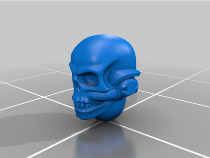 kafatası kask icat 3d print model - Mito3D
