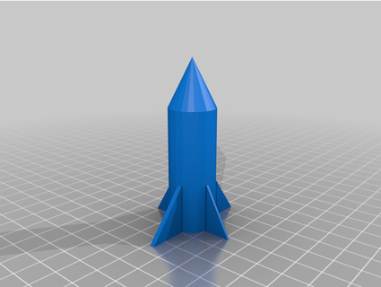 Rakete Yogamann 3d print model - Mito3D