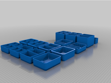 packout 3 disegnare organizzatore scatole inserti dnallov 3d print model - Mito3D
