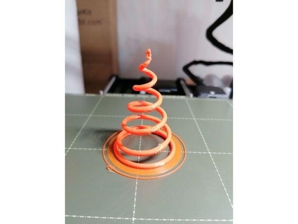Natal árvore enfeite suporte desafio ruiaxe 3d print model - Mito3D
