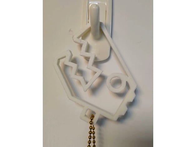 flexi-rex-head keychain hsiehty 3D print model - Mito3D