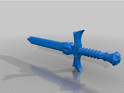 kılıç Omens hançer kaotik çokgenler 3d print model - Mito3D