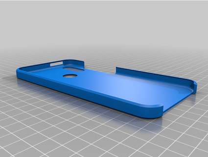 mi a2 6x caso bainha sólido Natal 3d print model - Mito3D