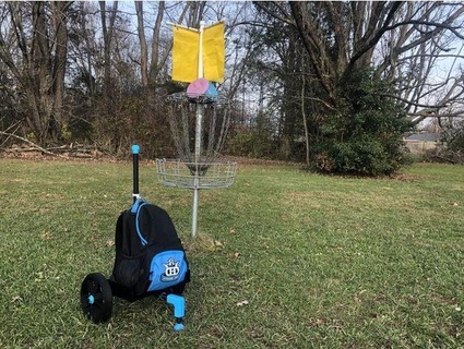 disc golf bag cart print practical 3d print model - Mito3D