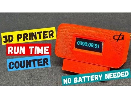 3d printer run time counter blabz  3d print model - Mito3D