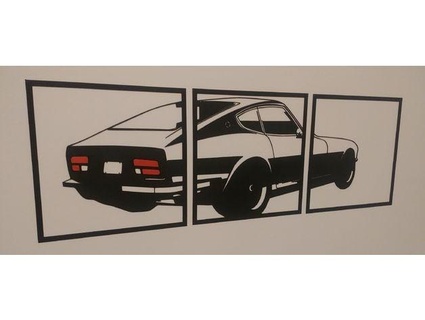 Datsun 2d duvar Sanat Konstantin 3d print model - Mito3D