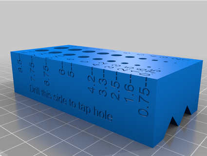 metric drill tap guide block jlettau 3d print model - Mito3D