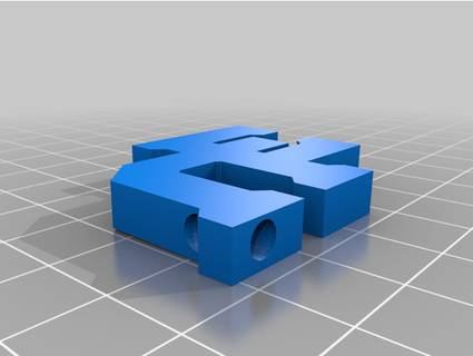 ue keychain messerlabs 3d print model - Mito3D