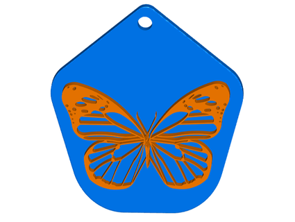 vento chime aggiornamento 3d farfalla vela catcher toakamate 3d print model - Mito3D