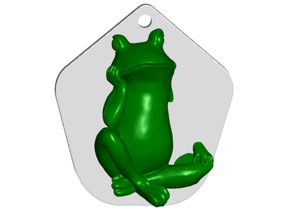 wind chime upgrade 3d bored frog sail catcher toakamate 3d print model - Mito3D