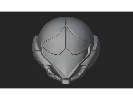 samus aran casco metroid paura versione finiremo 3d print model - Mito3D