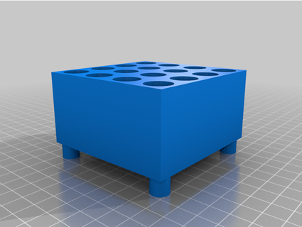 aa batería soporte blueliner 3d print model - Mito3D