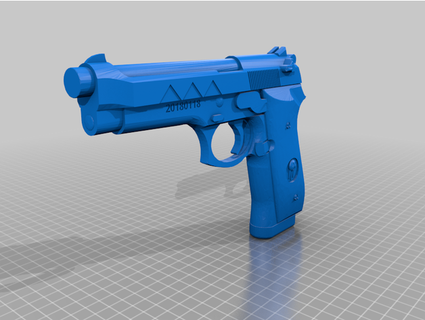 ruh yiyen tabancalar ölüm çocuk sabit çıplak karbon 3d print model - Mito3D